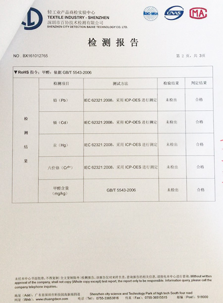 产品检测报告