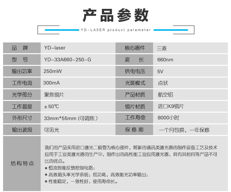 红光点状激光灯