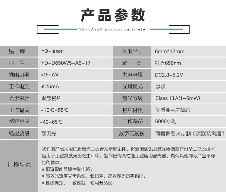 红光点状激光灯